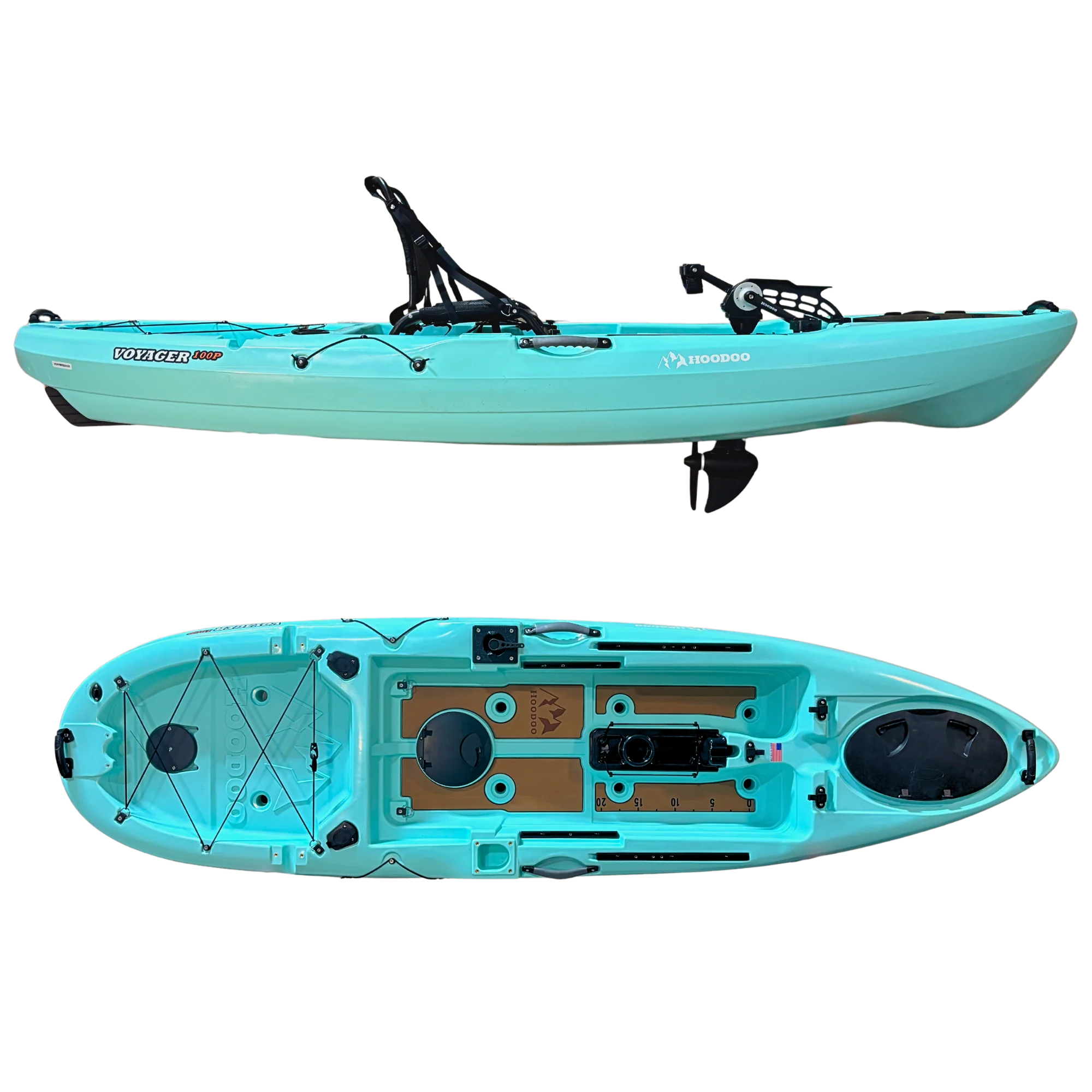 Hoodoo Voyager 100P Pedal Drive Kayak - Image 16