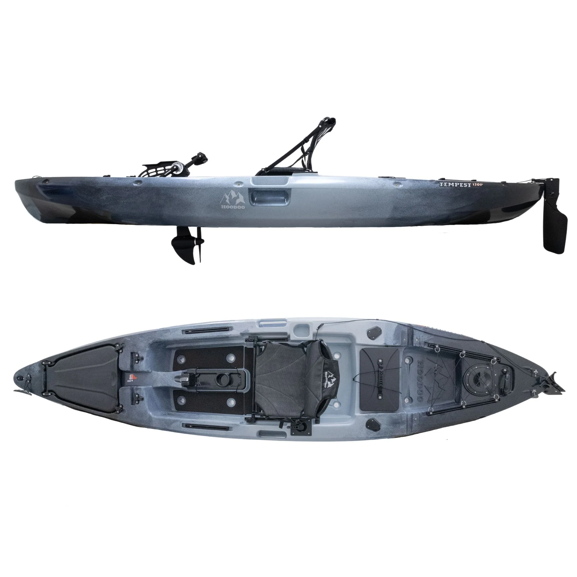 Hoodoo Tempest 120P Pedal Drive Kayak - Image 3