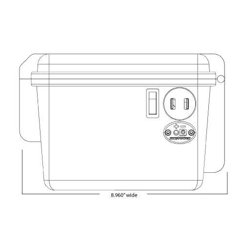 YP-BBK Power Pack Battery Box - Image 9