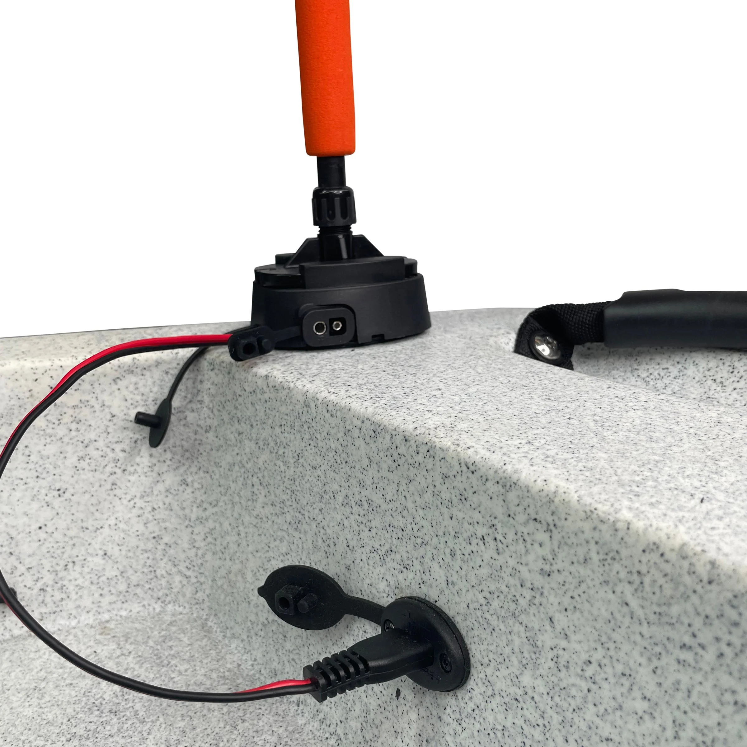 YP-LR360-PRO Lightning Rod - NEW & IMPROVED Threaded Power Connectors - Extendable Powered 360 Degree Safety Light, Flag, and Optional Accessory Mount - Image 5